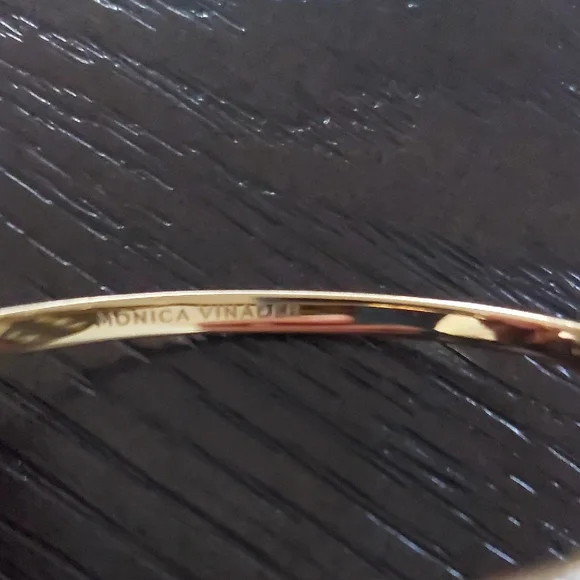 MONICA VINADER Silver Bracelet with Gold Tip - Picture 4 of 5